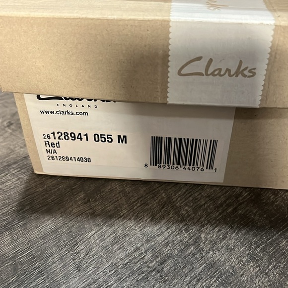 Clark’s Leather Claeson Tilly Burgundy Maryjane shoes size 5.5 Comfort cushion - Picture 5 of 6